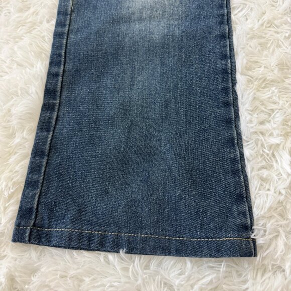 YESSTYLE Sosana Low Waist Butterfly Embroidered Bootcut Jeans Size M 26 in insea - Picture 3 of 13
